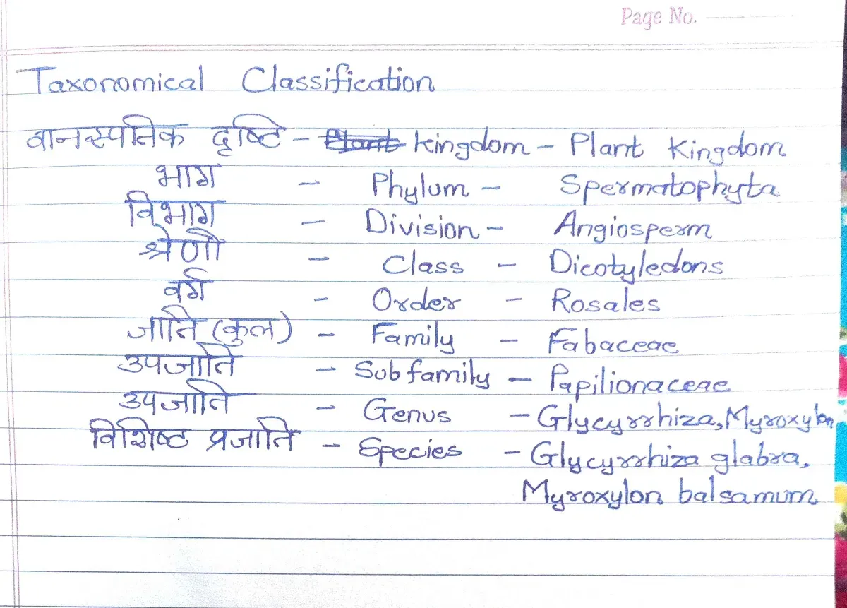 Classification of the plants