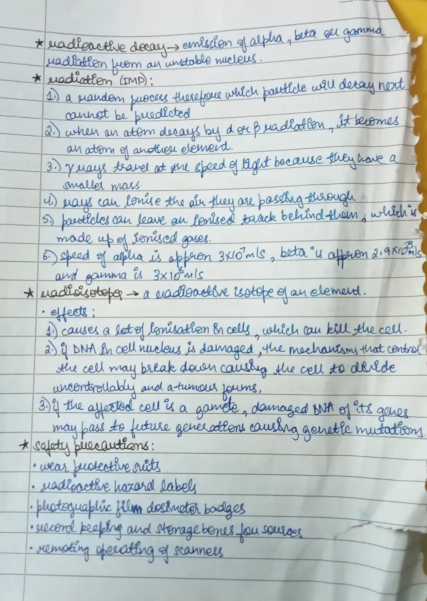IGCSE physics