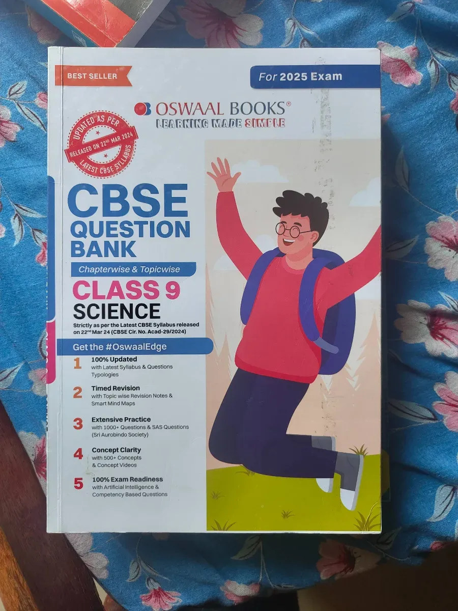 Oswal class 9 science question bank 