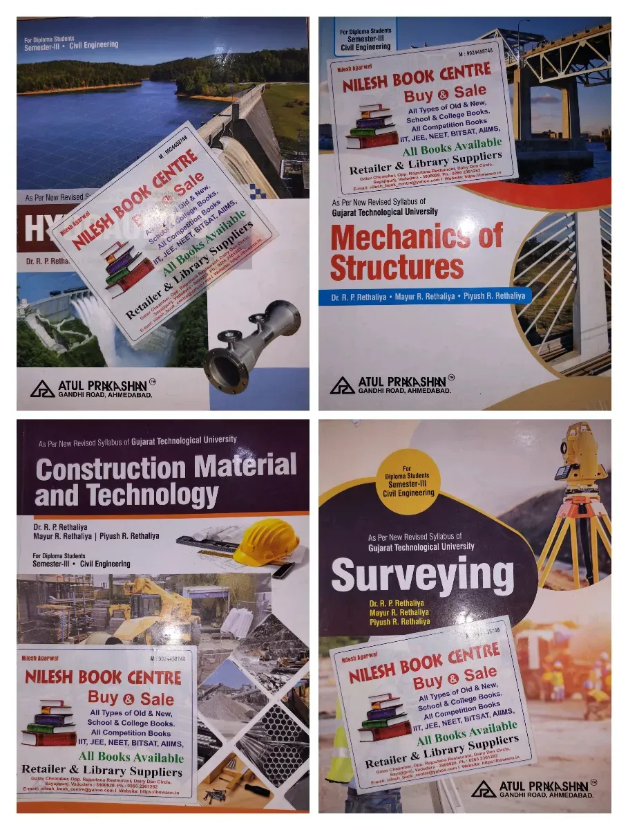 GTU sem 3 books diploma civil engineering (Atul prakashan)
