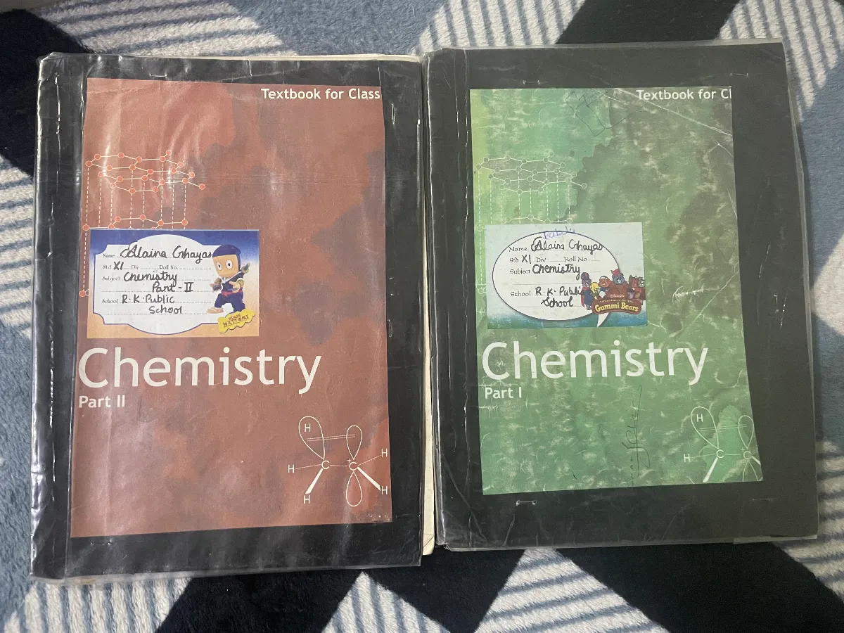 Chemistry Part I and 2 Class 11 (NCERT)