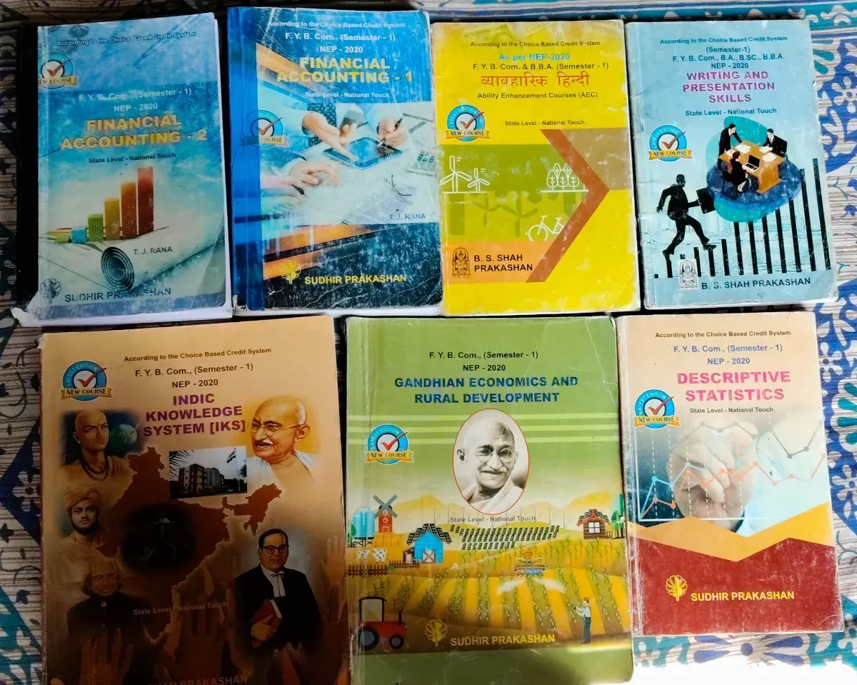 B.com sem 1 books