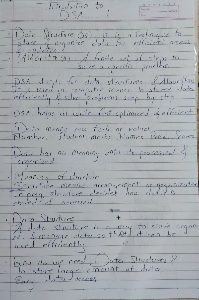 Dsa notes 