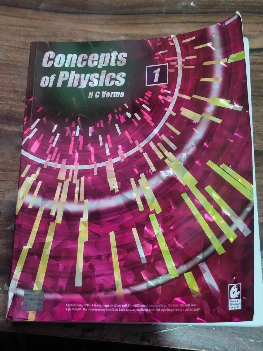 HC VERMA PHYSICS (VOL-1 ) FOR JEE MAIN