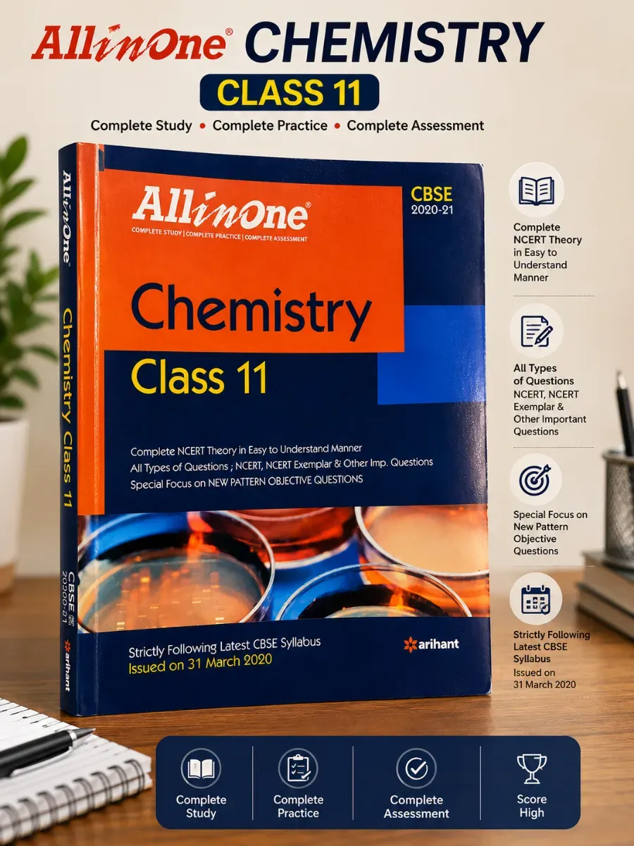 Arihant All in One Chemistry Class 11 (CBSE 2020-21 Edition) â€” Used