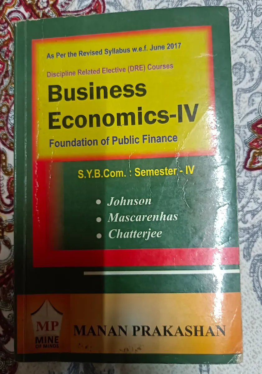 Business Economics â€“ 4 | SY B.Com Semester 4